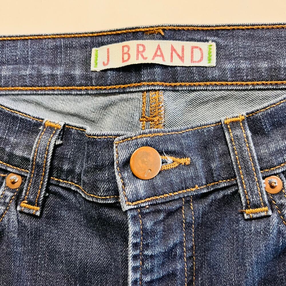 J Brand Skinny Raw Step Hem Mid Rise Ankle Jeans Size 29 - Picture 4 of 11